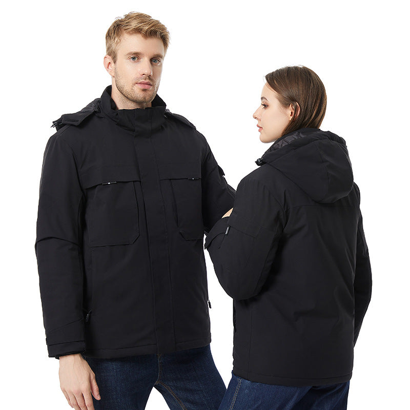 Virelle™ 9-Zone Smart Heated Jacket | Waterproof Winter Coat for Hiking, Skiing & Hunting