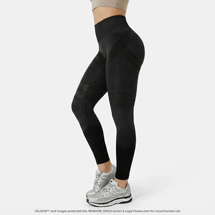 💗High Waisted And Hip Lifting Yoga Elastic Quick Drying Tight Pants