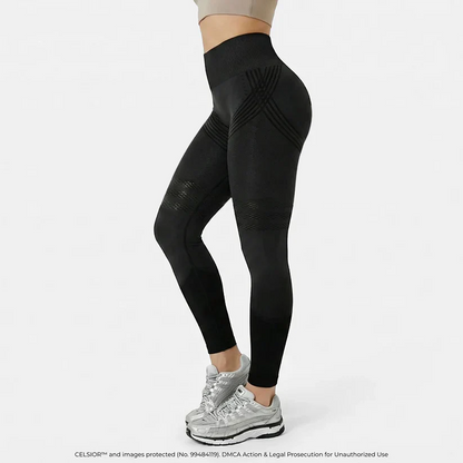💗High Waisted And Hip Lifting Yoga Elastic Quick Drying Tight Pants