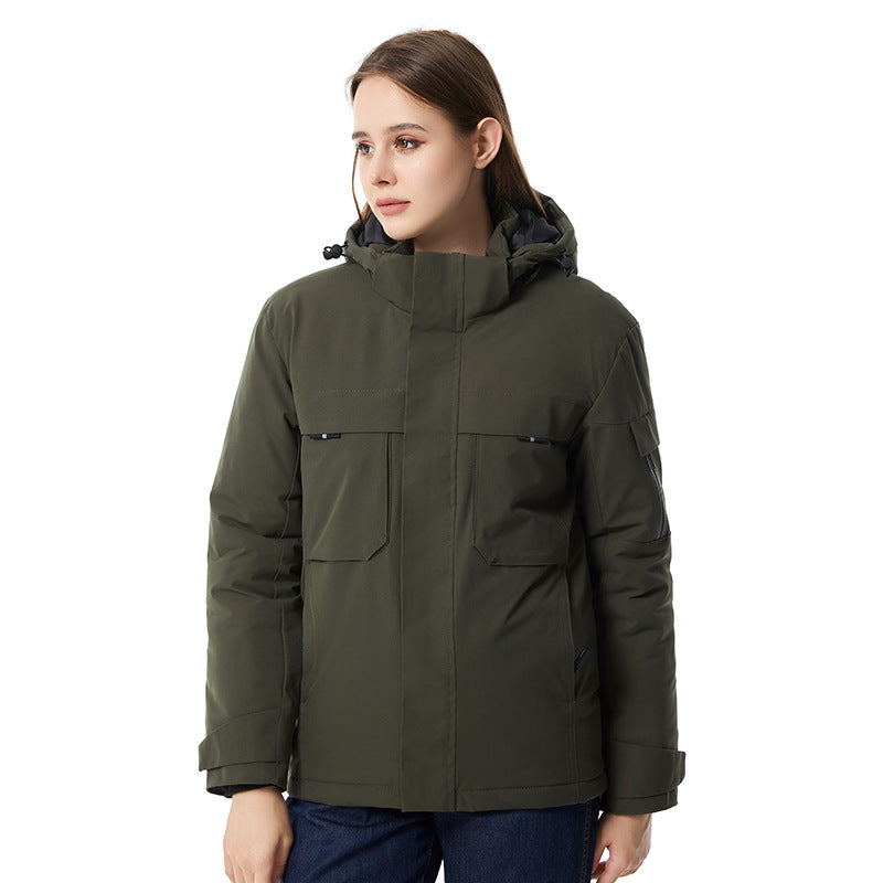 Virelle™ 9-Zone Smart Heated Jacket | Waterproof Winter Coat for Hiking, Skiing & Hunting