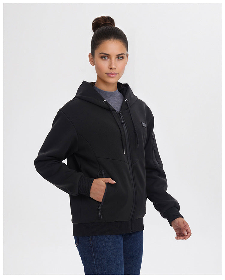 Virelle™ Premium Full-Zip Smart Heated Hoodie - 26-Zone Rapid Heat