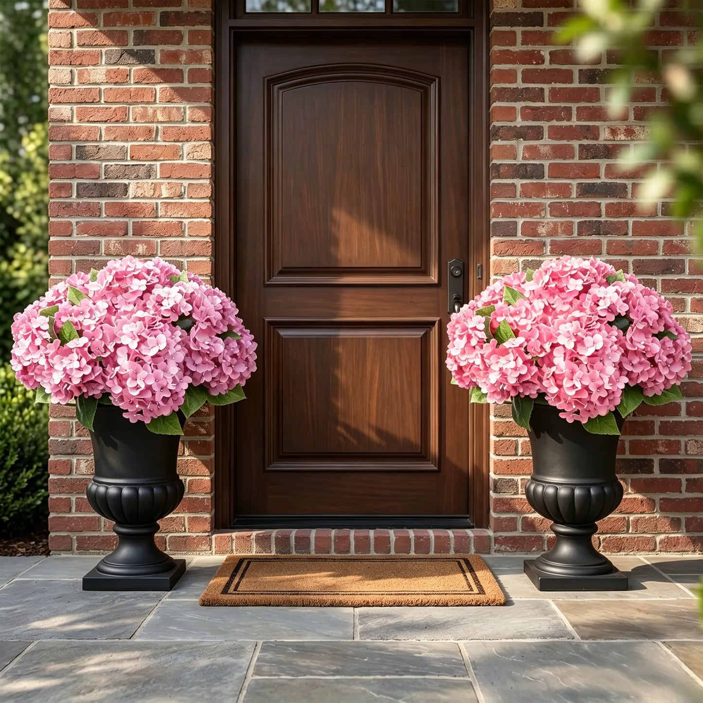 🔥Last Day 70% OFF🔥Artificial Outdoor Hydrangea Flowers - UV resistant, Waterproof, Windproof