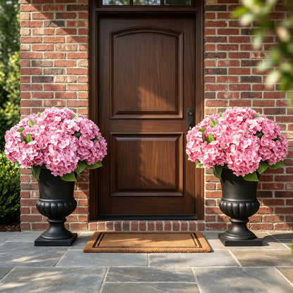 🔥Last Day 70% OFF🔥Artificial Outdoor Hydrangea Flowers - UV resistant, Waterproof, Windproof