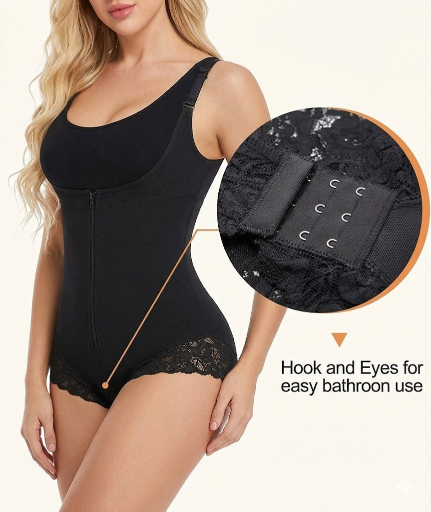 Formiva® Women's Fajas Colombianas Shapewear Postpartum Tummy Control Body Shaper Butt Lifter Bodysuit