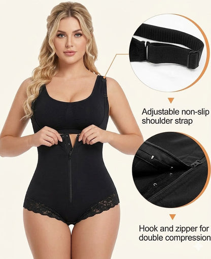 Formiva® Women's Fajas Colombianas Shapewear Postpartum Tummy Control Body Shaper Butt Lifter Bodysuit