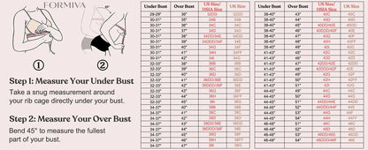 Formiva® Minimizer Bras for Women Enchante Full Coverage Underwire Bras Plus Size Lifting Floral Lace Bra for Heavy Breast