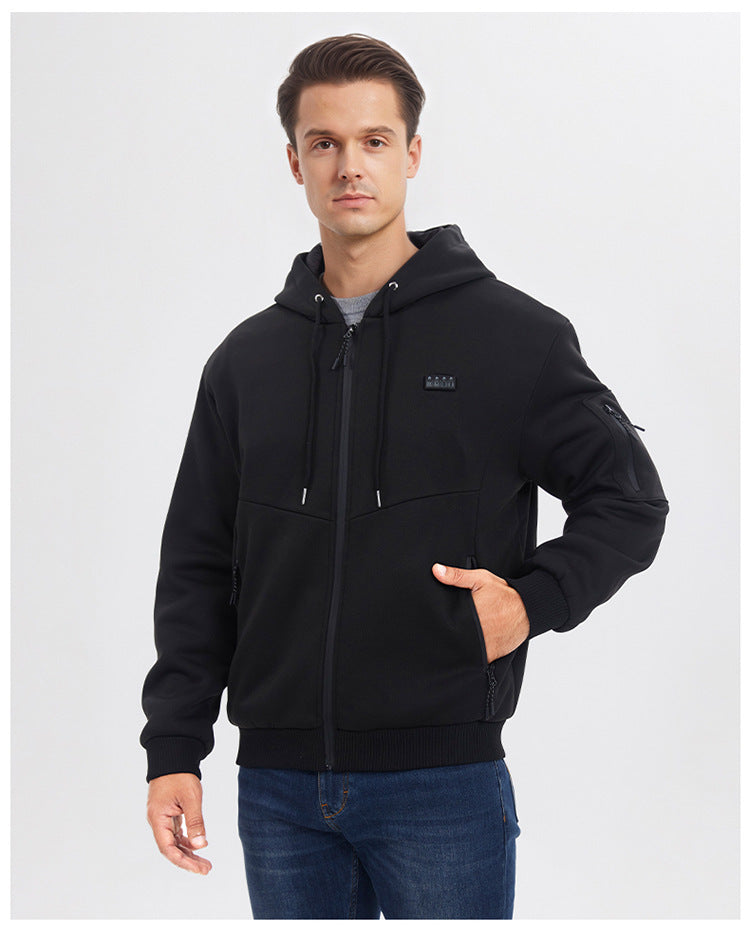 Virelle™ Premium Full-Zip Smart Heated Hoodie - 26-Zone Rapid Heat