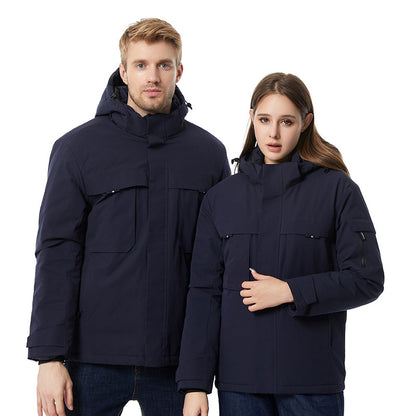 Virelle™ 9-Zone Smart Heated Jacket | Waterproof Winter Coat for Hiking, Skiing & Hunting
