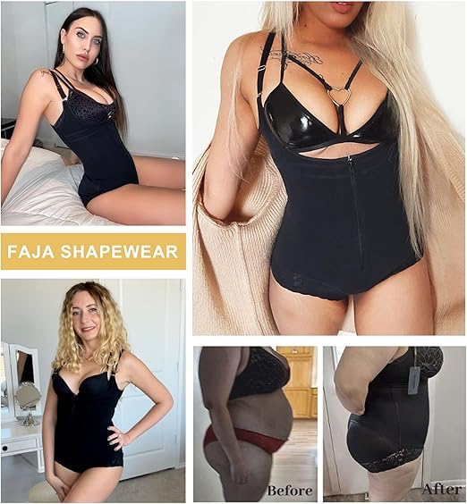 Formiva® Women's Fajas Colombianas Shapewear Postpartum Tummy Control Body Shaper Butt Lifter Bodysuit
