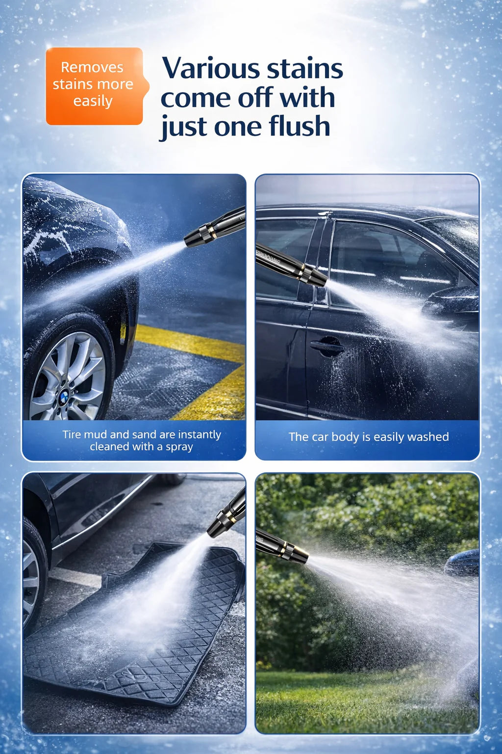 🔥Limited-time event, buy more get more free. - Home High-Pressure Car Wash Water Gun