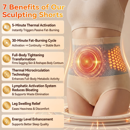 Formiva® Moringa & Berberine 4-In-1 Micro-Particle Sculpting & Fat-Burn Shorts