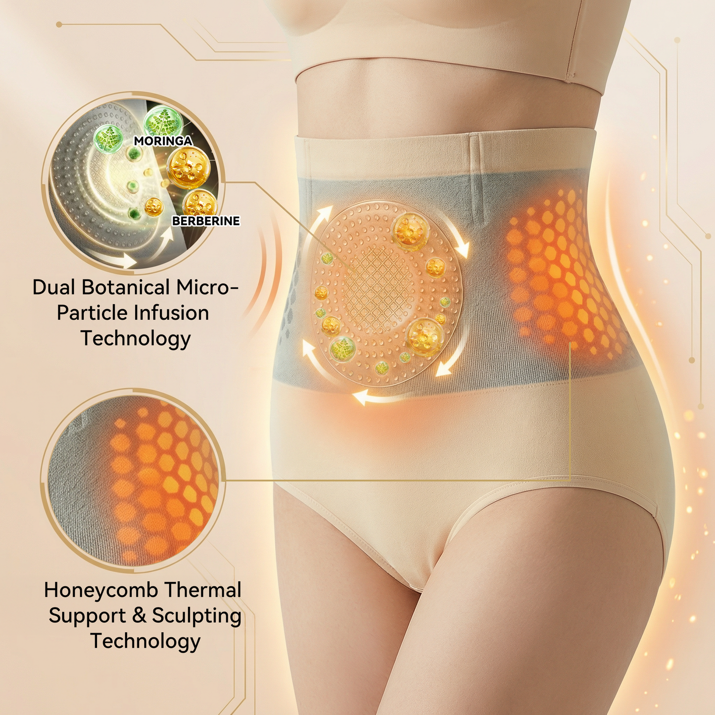 Formiva® Moringa & Berberine 4-In-1 Micro-Particle Sculpting & Fat-Burn Shorts