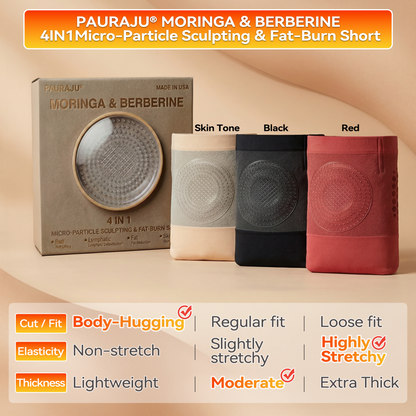 Formiva® Moringa & Berberine 4-In-1 Micro-Particle Sculpting & Fat-Burn Shorts
