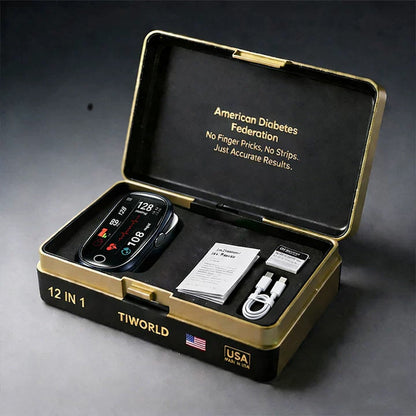 🔥Final 1 Hours - Limited Stock Left🏆 TIWORLD™ Non-Invasive Smart Blood Sugar Tracking Device 99.9% Accuracy (MayoClinic Recommended)