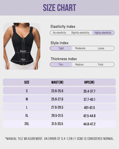 Formiva® Double-Layer Tummy Control Waist Shaper Girdle With Bra