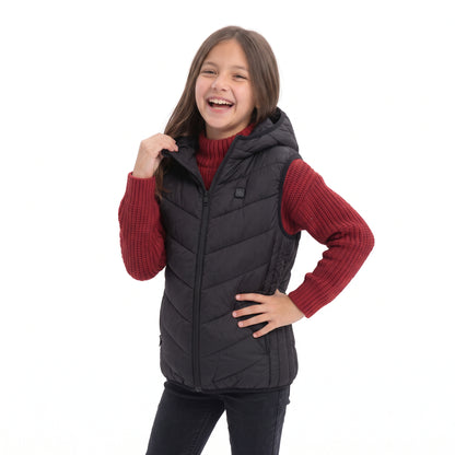 Virelle™ Kids Smart 10-Zone Heated Vest | Lightweight Washable for Boys & Girls