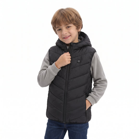 Virelle™ Kids Smart 10-Zone Heated Vest | Lightweight Washable for Boys & Girls