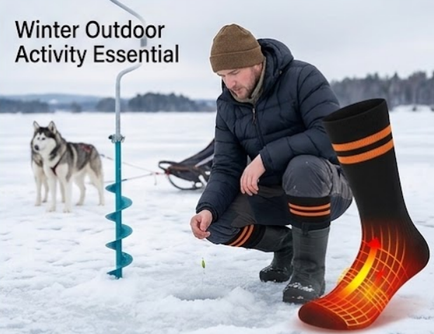Virelle™ Smart App-Controlled Heated Socks 5000mAh Rechargeable Winter Gear