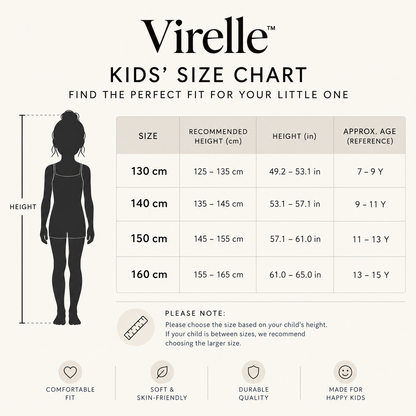 Virelle™ Kids 7-Zone Smart Heated Hoodie | Electric Full-Zip Fleece Jacket for Boys & Girls