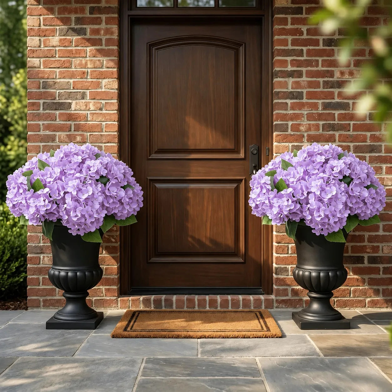 🔥Last Day 70% OFF🔥Artificial Outdoor Hydrangea Flowers - UV resistant, Waterproof, Windproof